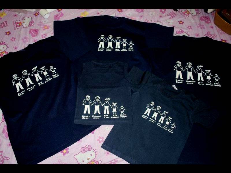 Customized t-shirts