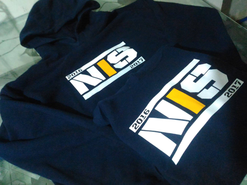 Vinyl cut hoodie